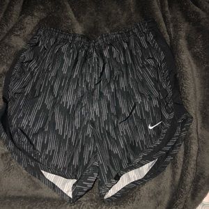 Black and grey Nike shorts